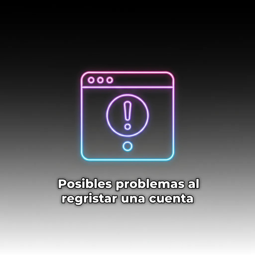 Problemas al registrarse: email de confirmación no llega, documento rechazado, teléfono usado, dirección inválida.