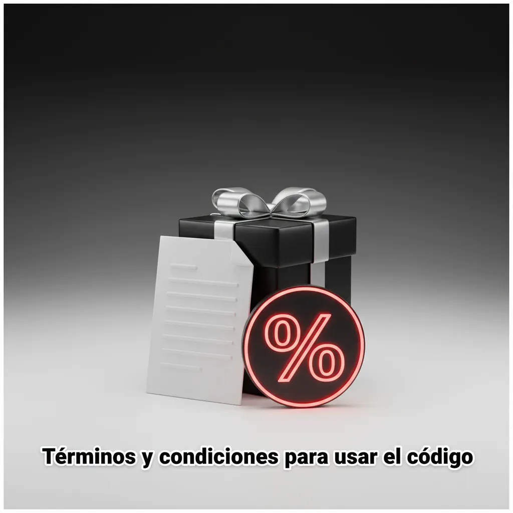 Lista de términos del código promocional: 18+, verificación, depósito mínimo, rollover y límites en España.