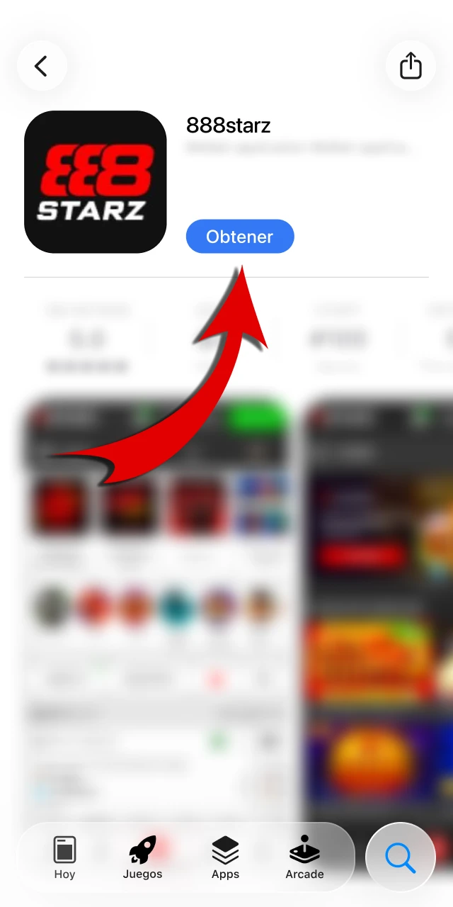 Lee cómo abrir el enlace del App Store para 888starz.
