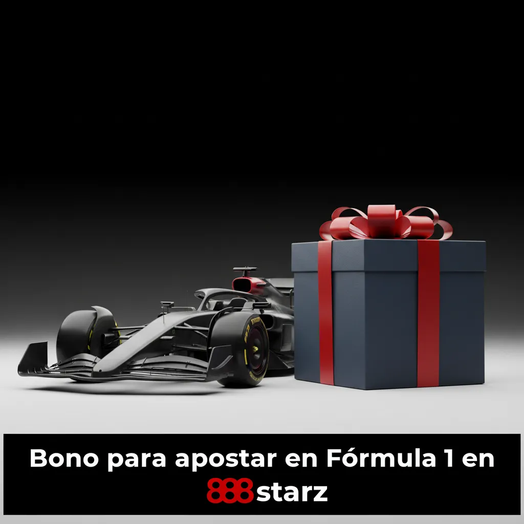 Banner de 888starz: bono para apostar en Fórmula 1 en España; requisitos y elegibilidad aplican.