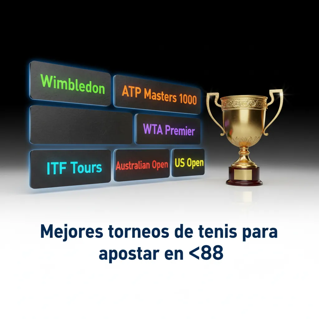 Guía de torneos de tenis para apostar en 888starz: Grand Slams, ATP/WTA; considera superficie y estado de forma.