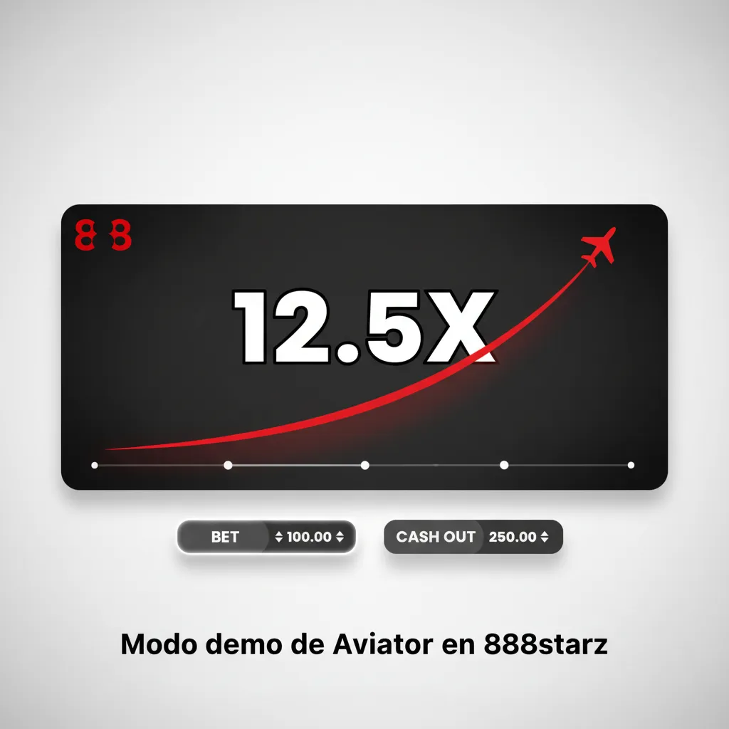 Interfaz de Aviator en 888starz en modo demo: práctica gratis con dinero virtual, multiplicadores y botón de cash out.