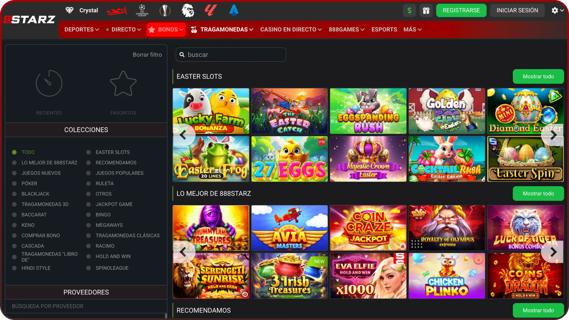 Juega a las mejores tragamonedas online disponibles en 888starz España.